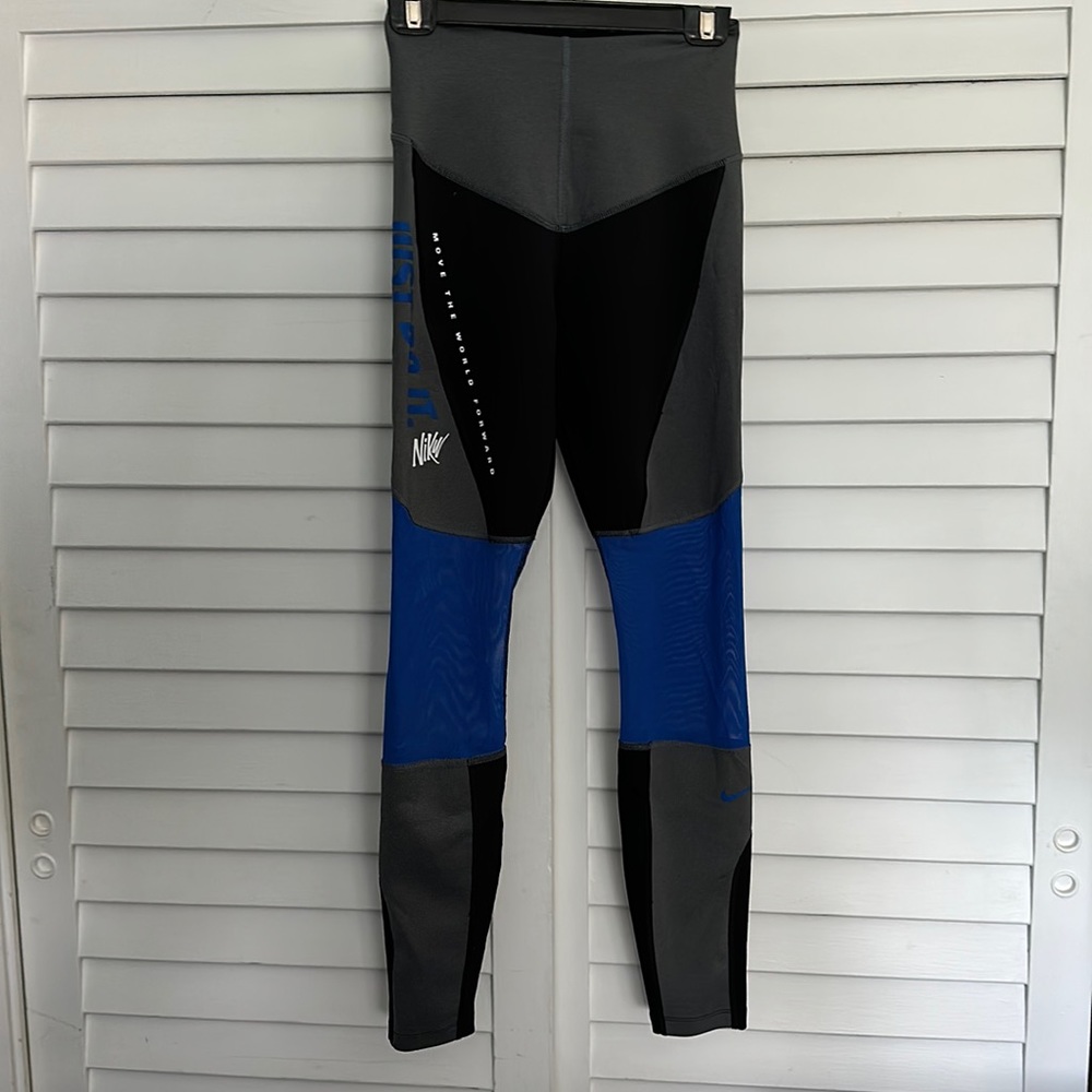 Nike dri-fit fleece feel but not fleece. Great for water sports and running!